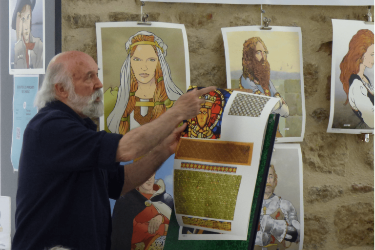 Le dessinateur Goutal explique sa façon de procéder