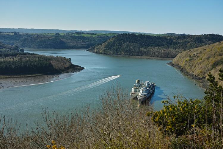 Cimétière bateaux Landévennec