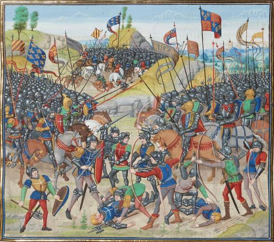 Illustration de la bataille d'Auray