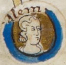 Portrait d'Alan III de Bretagne