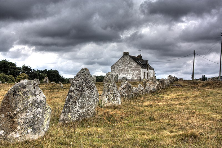 Photo des alignements de Carnac