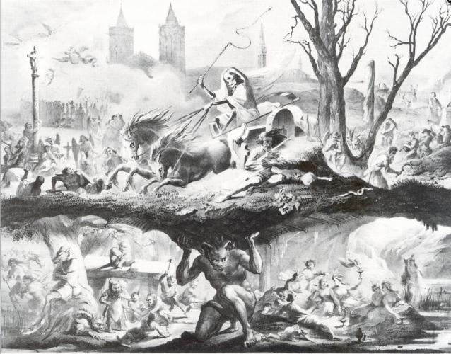 Tableau représentant l'Ankou