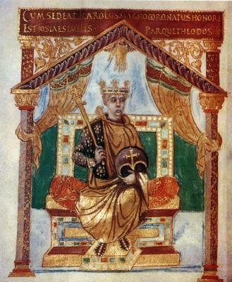 Enluminure de Charles le Chauve