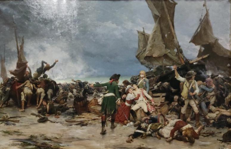 Tableau de la déroute de Quiberon