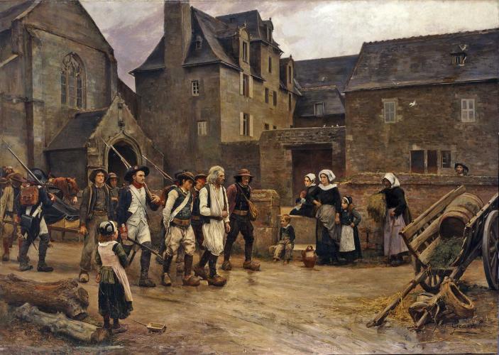 Tableau d'une révolte paysanne