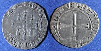 Photo d'une monnaie de Jean IV