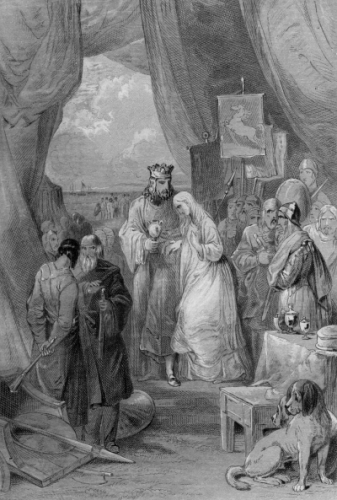 Illustration du roi Vortigern