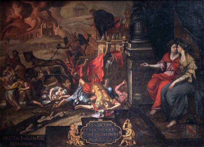 Tableau allégorique de la révolte du Papier Timbré