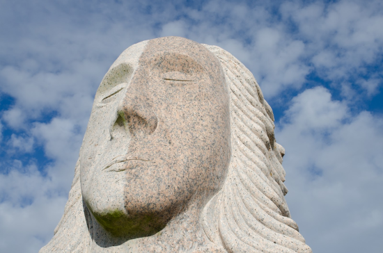Saint avec une tonsure celtique