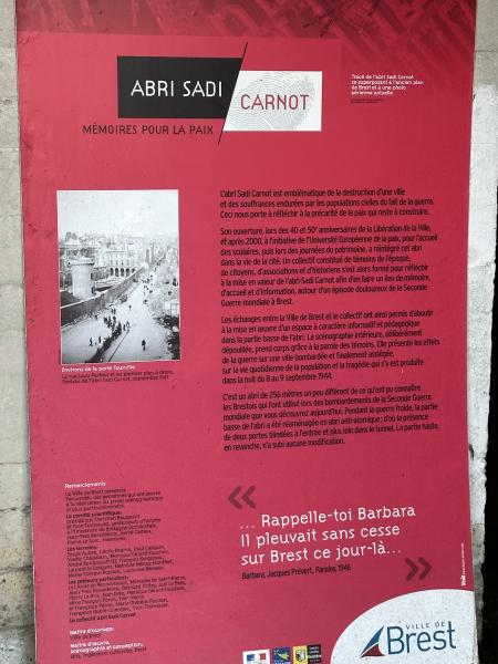 Abri Sadi Carnot, Brest